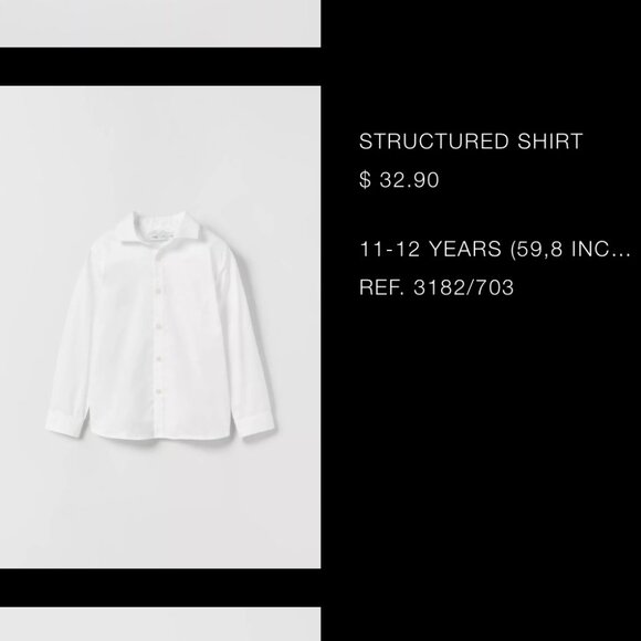 Zara Boys Textured Suit - Blazer, Pants, & Shirt - Picture 11 of 13